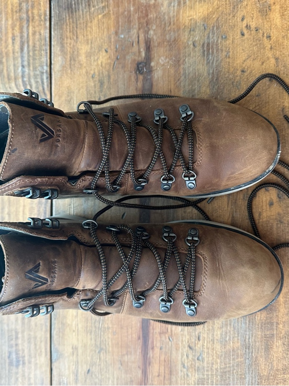 Forsake Men's Brown Leather Lace-Up Davos High Boot Size 8.5 - Picture 10 of 10